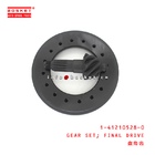 1-41210528-0 Rear Final Drive Gear Set For ISUZU MR112 6BG1 1412105280